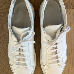Common Projects Men White Achilles Low-Top Sneaker Shoes Size EU 43/ U